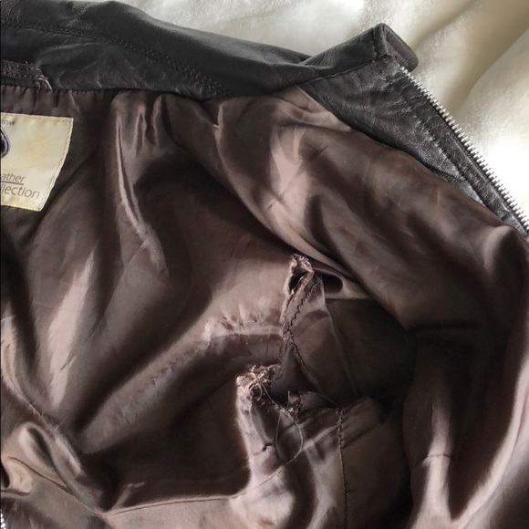 Espresso Brown Leather Jacket - Picture 7 of 8